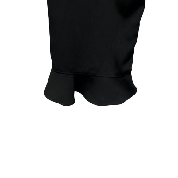 Who What Wear Black Ruffle Slacks Size 4 - Picture 6 of 8